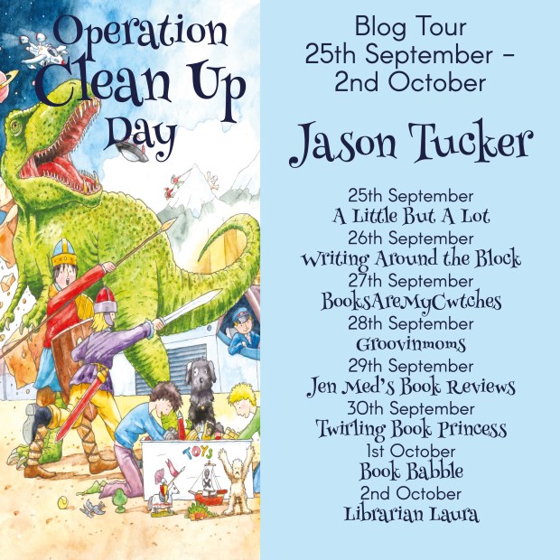 Operation Clean Up – blog tour – alittlebutalot
