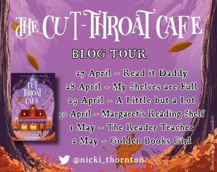 Cut Throat Cafe blog tour banner