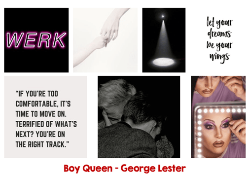 boy queen moodboard
